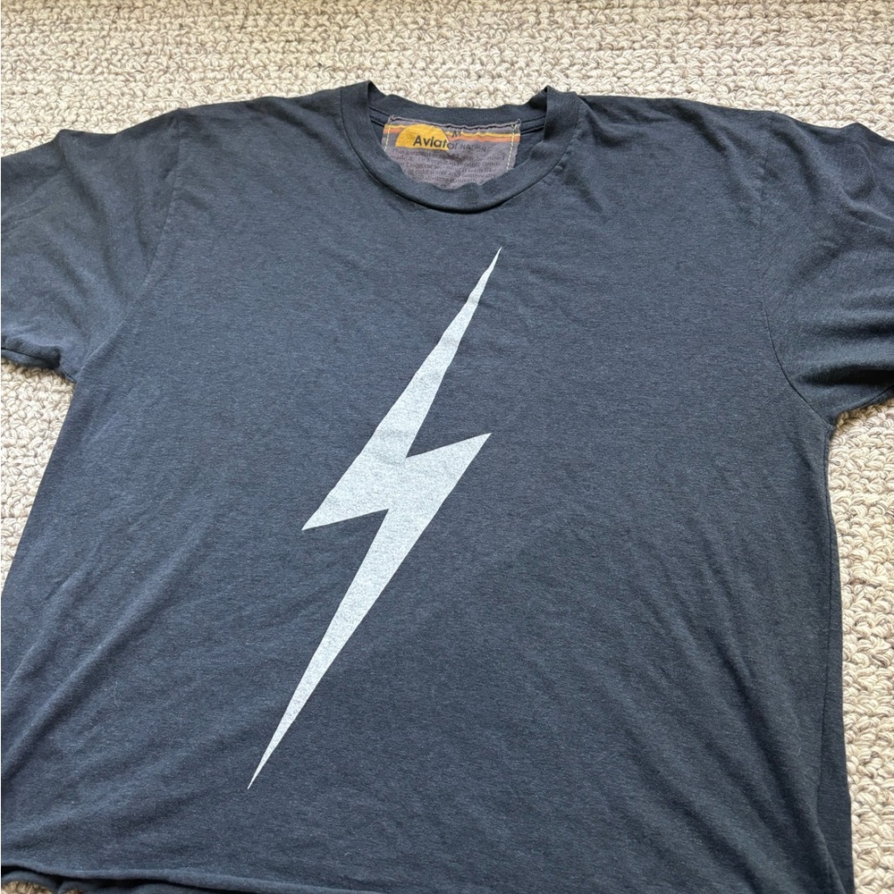 Aviator Nation Women’s Lightning Bolt T- Shirt
